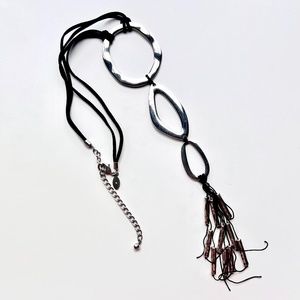 Chico’s Chain Link Necklace with Tassel